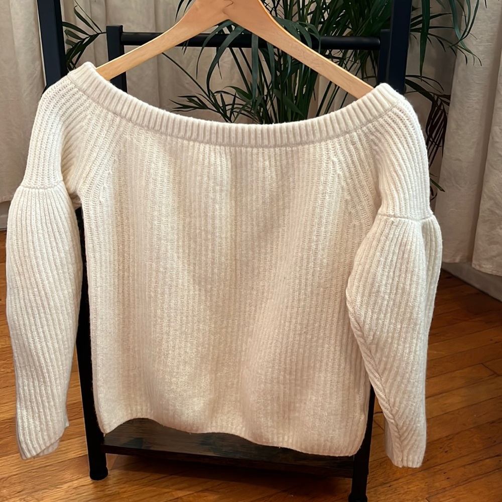 Rebecca Minkoff boat neck sweater, size small
